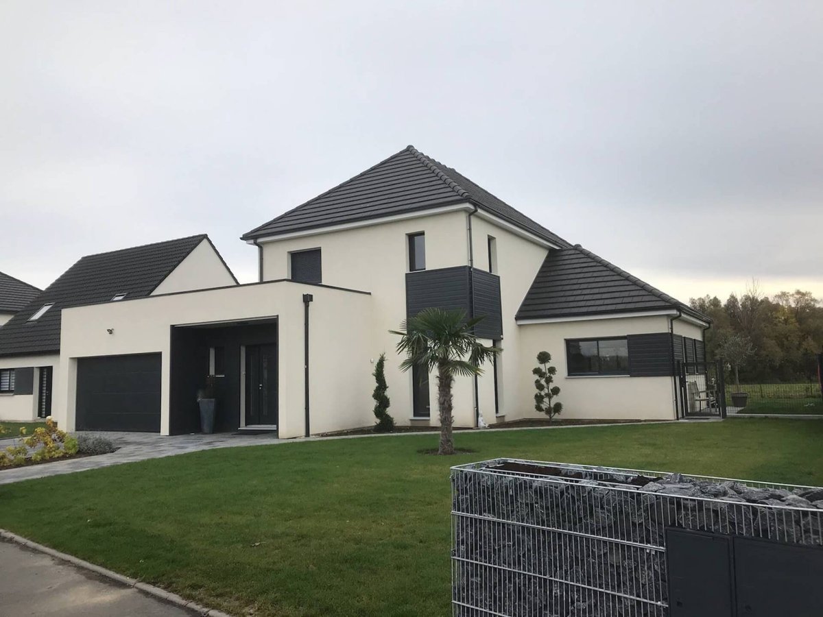 Construction maison bois R+1 166m² à Biache-Saint-Vaast (62)