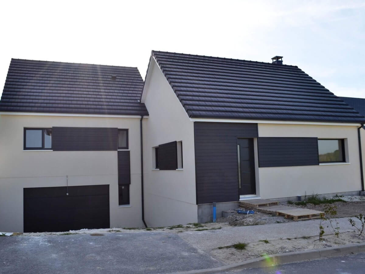 Construction maison bois 108m² à Dury (80)