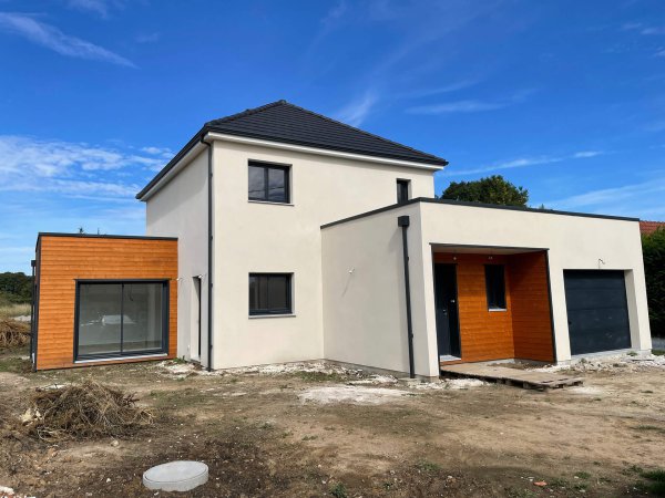 Construction maison bois 128m² à Gouy-Saint-André (62)