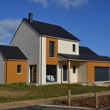 Réalisation maison bois à Belle-Eglise (60540)