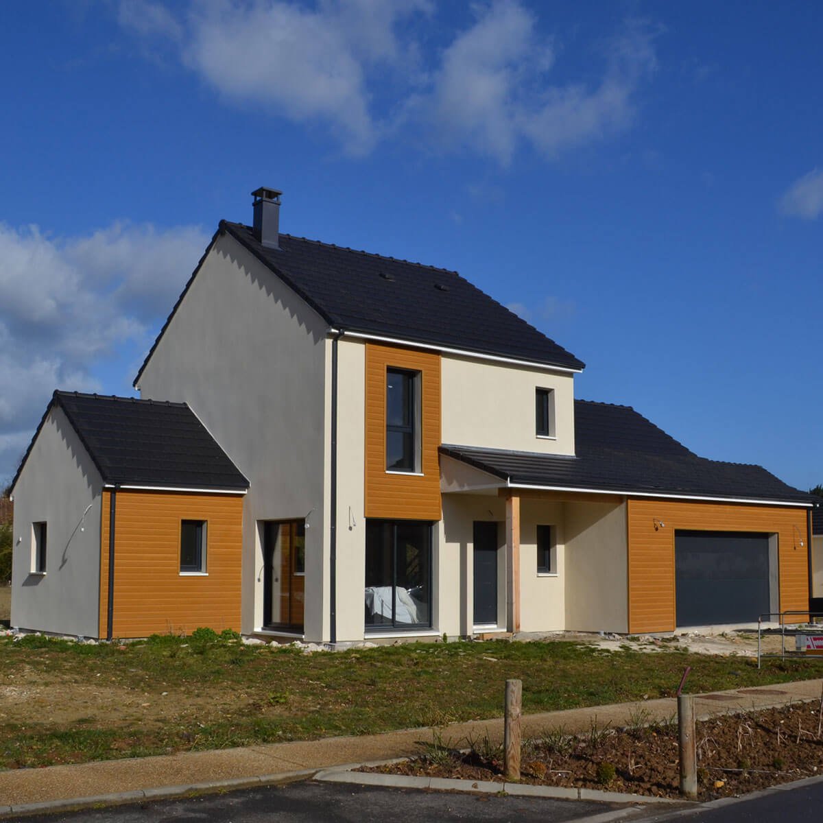 Réalisation maison ossature bois à étage R+1