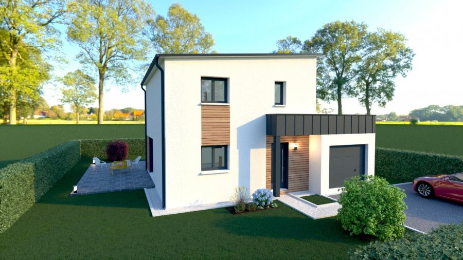 Maison neuve ossature bois 90 m² Ailly-le-Haut-Clocher (80690) 234 000 €