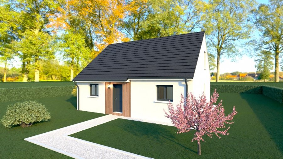 Maison neuve ossature bois 72 m² Ailly-sur-Somme (80470) 196 000 €