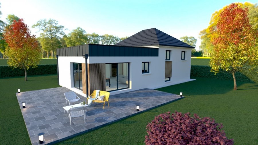 Maison neuve ossature bois 90 m² Aumâtre (80140) 248 000 €