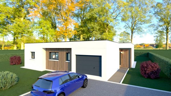 Maison ossature bois neuve à vendre clés en main à Neufchâtel-en-Bray 76270