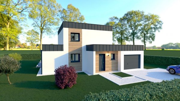 Maison ossature bois neuve à vendre clés en main à Pernois 80670