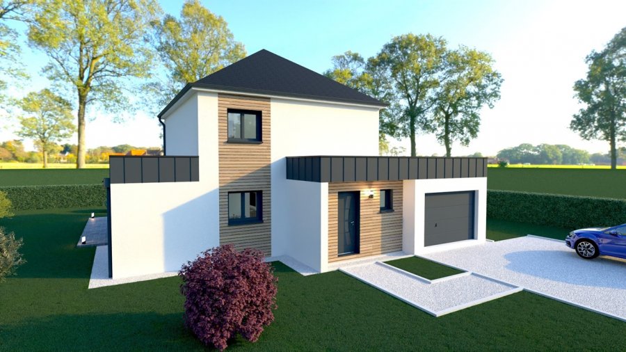 Maison neuve ossature bois 112 m² Pernois (80670) 297 000 €