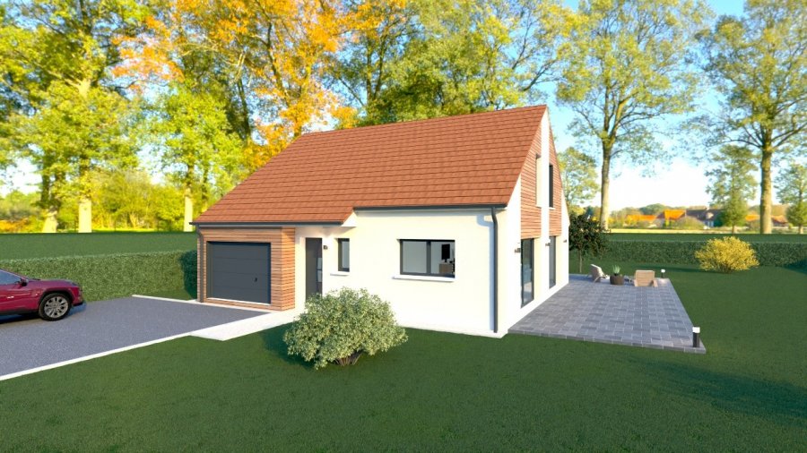 Maison neuve ossature bois 85 m² Péronne (80200) 208 000 €